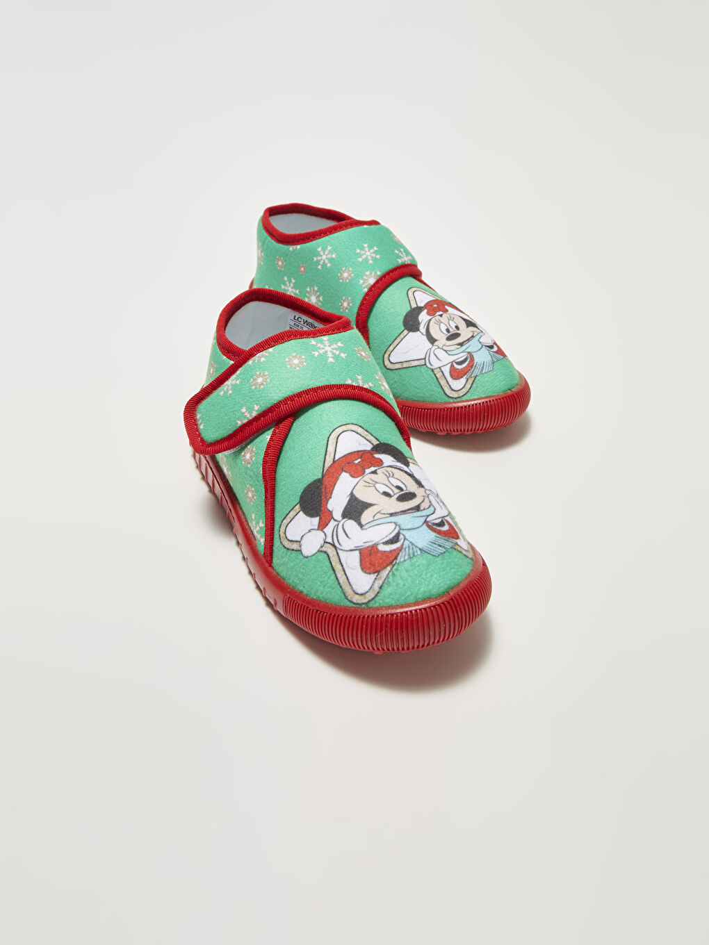 Pantoufles Minnie Mouse sous Licence à Crochet et Boucle pour Fille-2