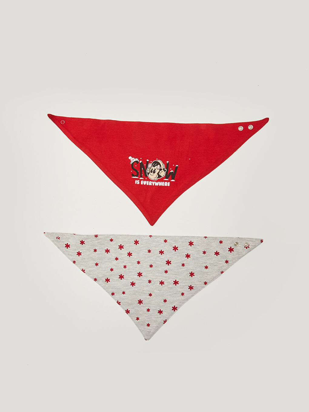 Nostalgic Monkey Printed Baby Girl Bib 2 Pack