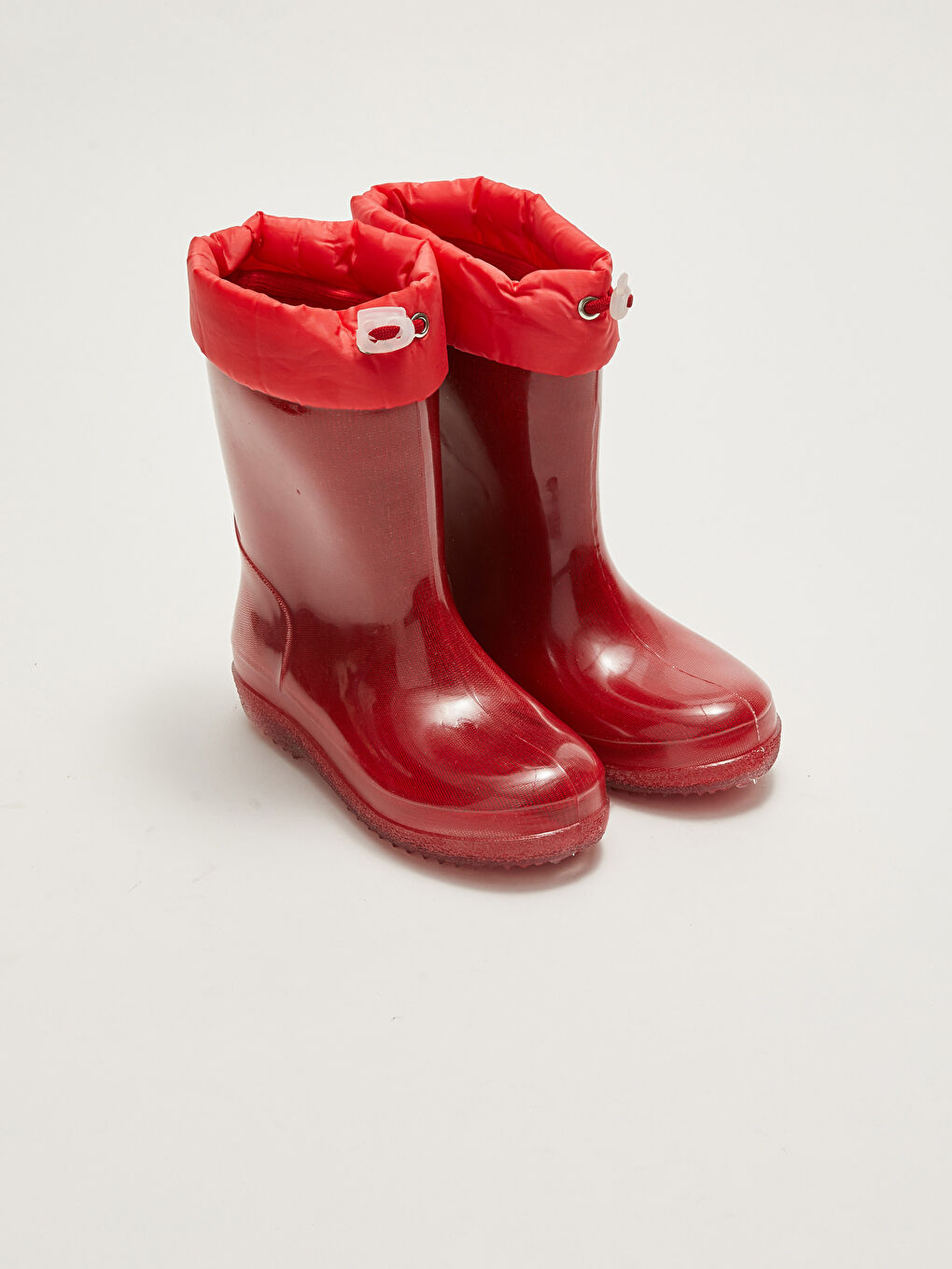 أحذية مطر للبنات بأربطة مرنة مضيئة-1