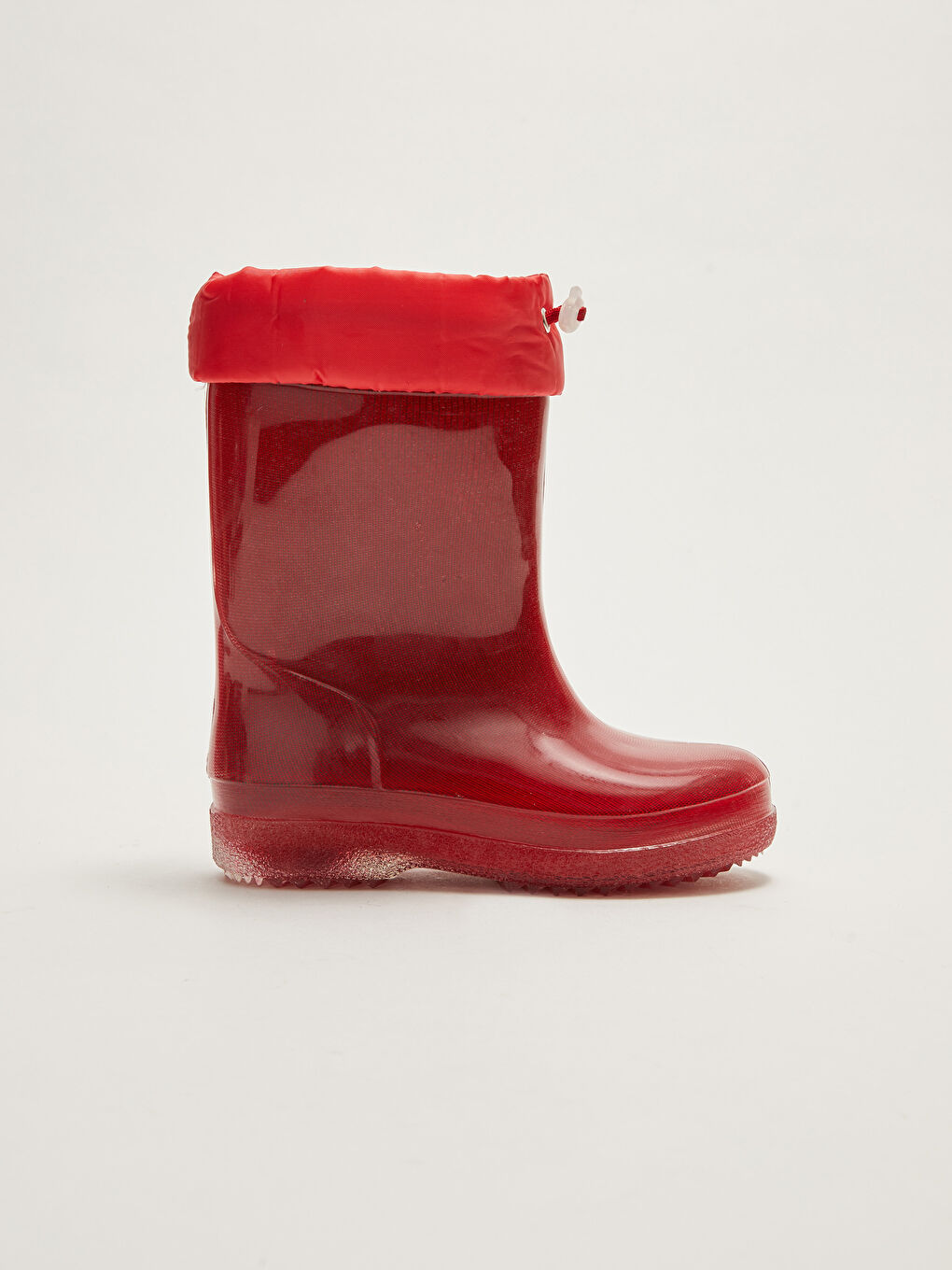 أحذية مطر للبنات بأربطة مرنة مضيئة-2