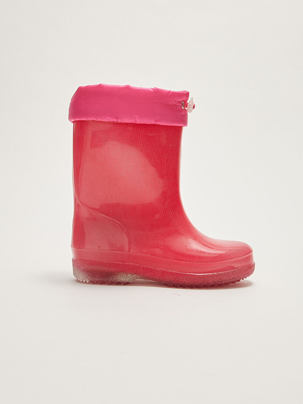 أحذية مطر للبنات بأربطة مرنة مضيئة-2