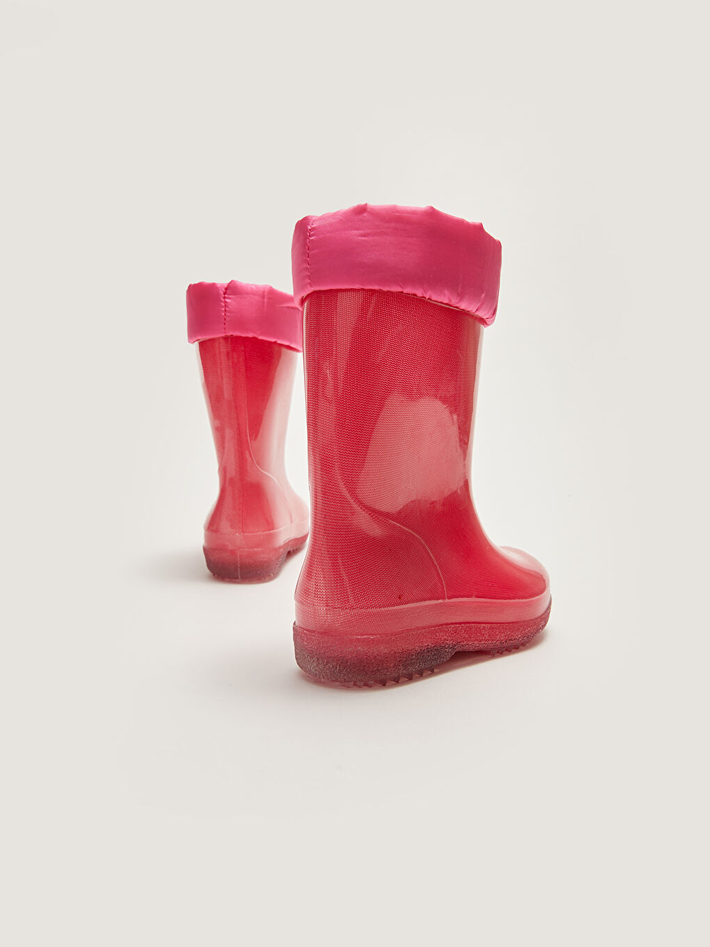 أحذية مطر للبنات بأربطة مرنة مضيئة-5