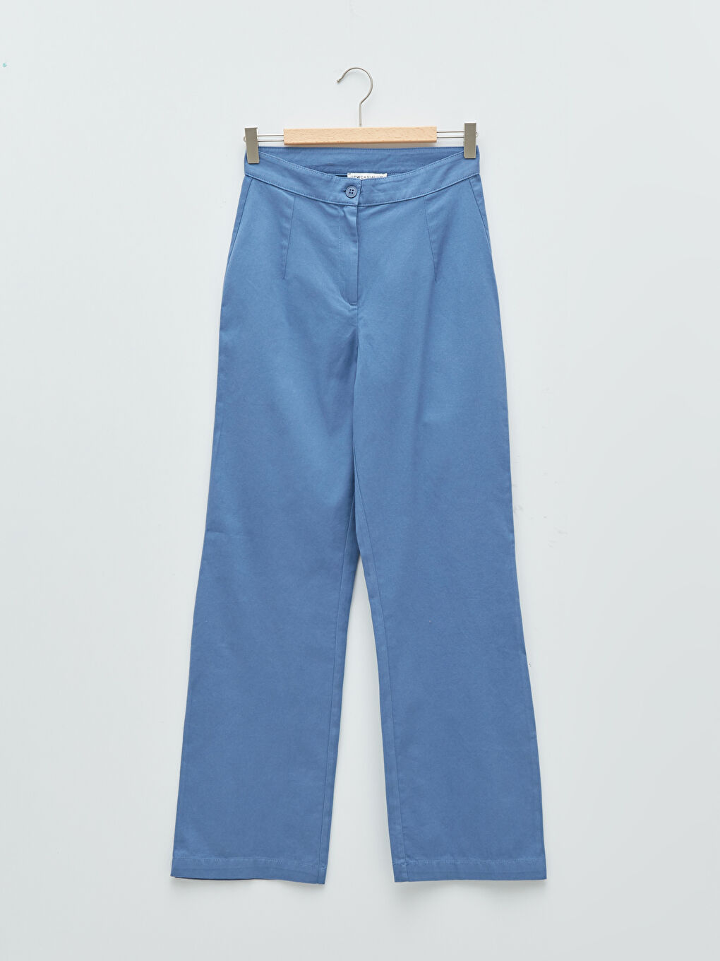 Pantaloni Largi Simpli cu Croială Standard pentru Femei-5