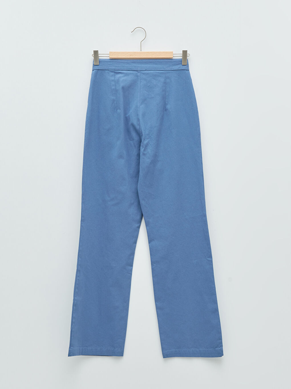 Pantaloni Largi Simpli cu Croială Standard pentru Femei-6