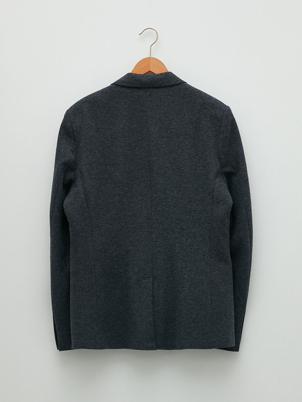 Lacivert Dar Kalıp Erkek Blazer Ceket-6