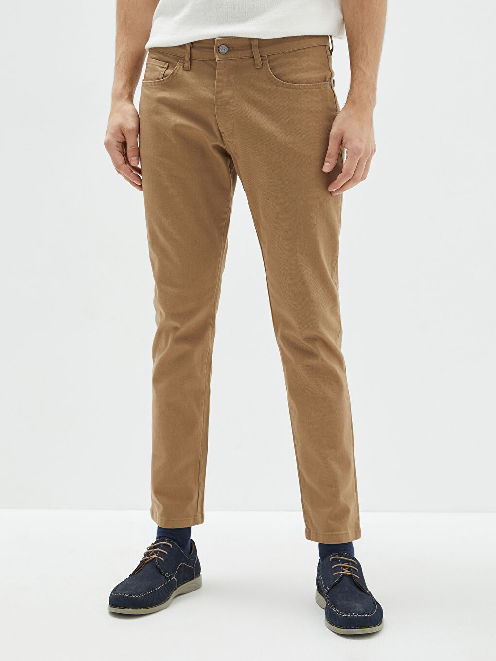 SOUTHBLUE Koyu Bej Slim Fit Erkek Pantolon - 3