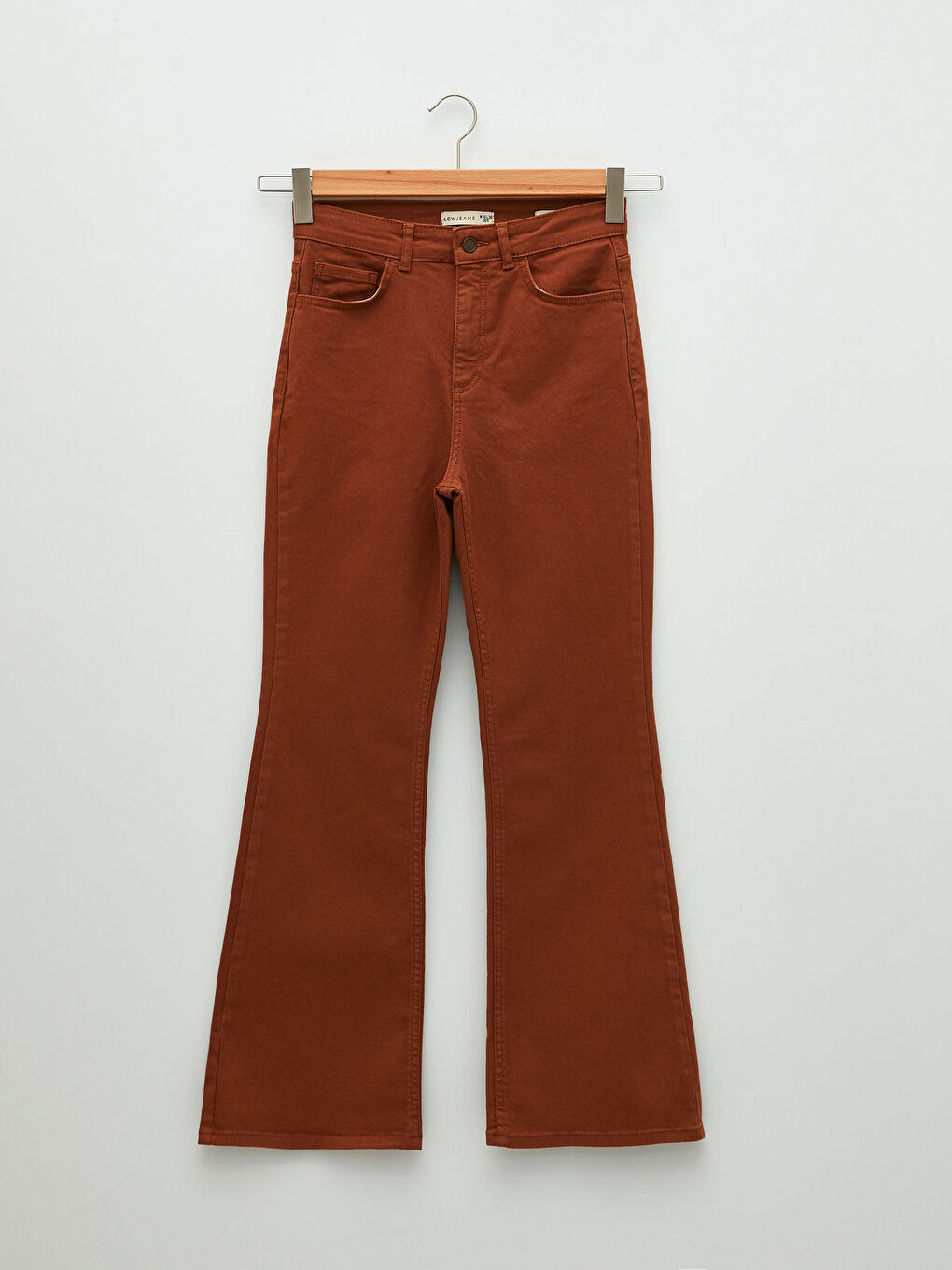 LCW Jeans جينز نسائي بوسط عالي وموديل المريخ واسع -W1LF87Z8-DJ4