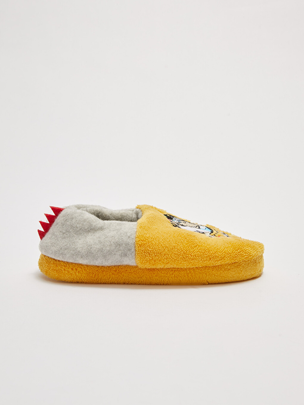 Nostalgic Monkey Embroidery Detail Boys' House Shoes-3