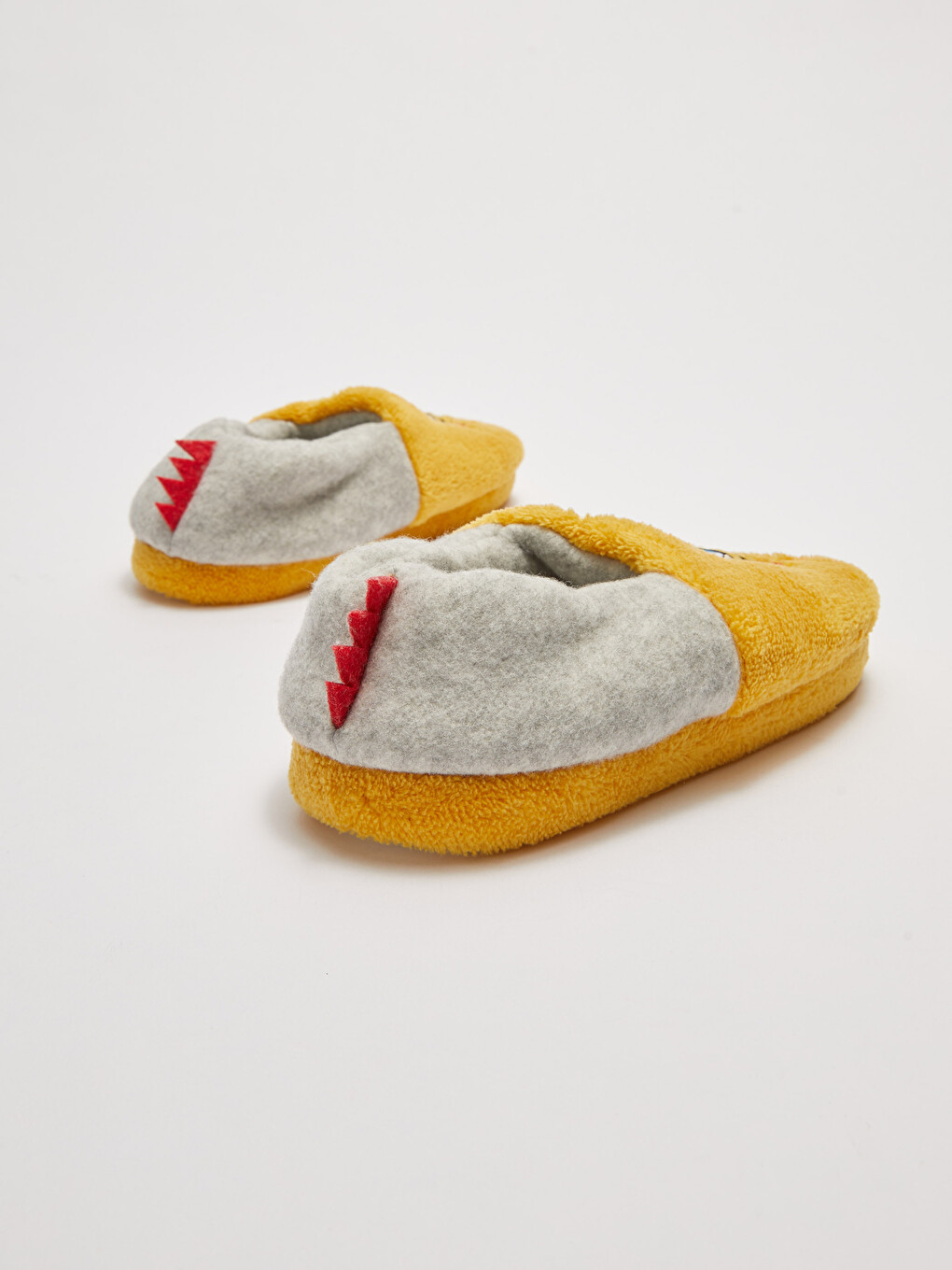 Nostalgic Monkey Embroidery Detail Boys' House Shoes-7