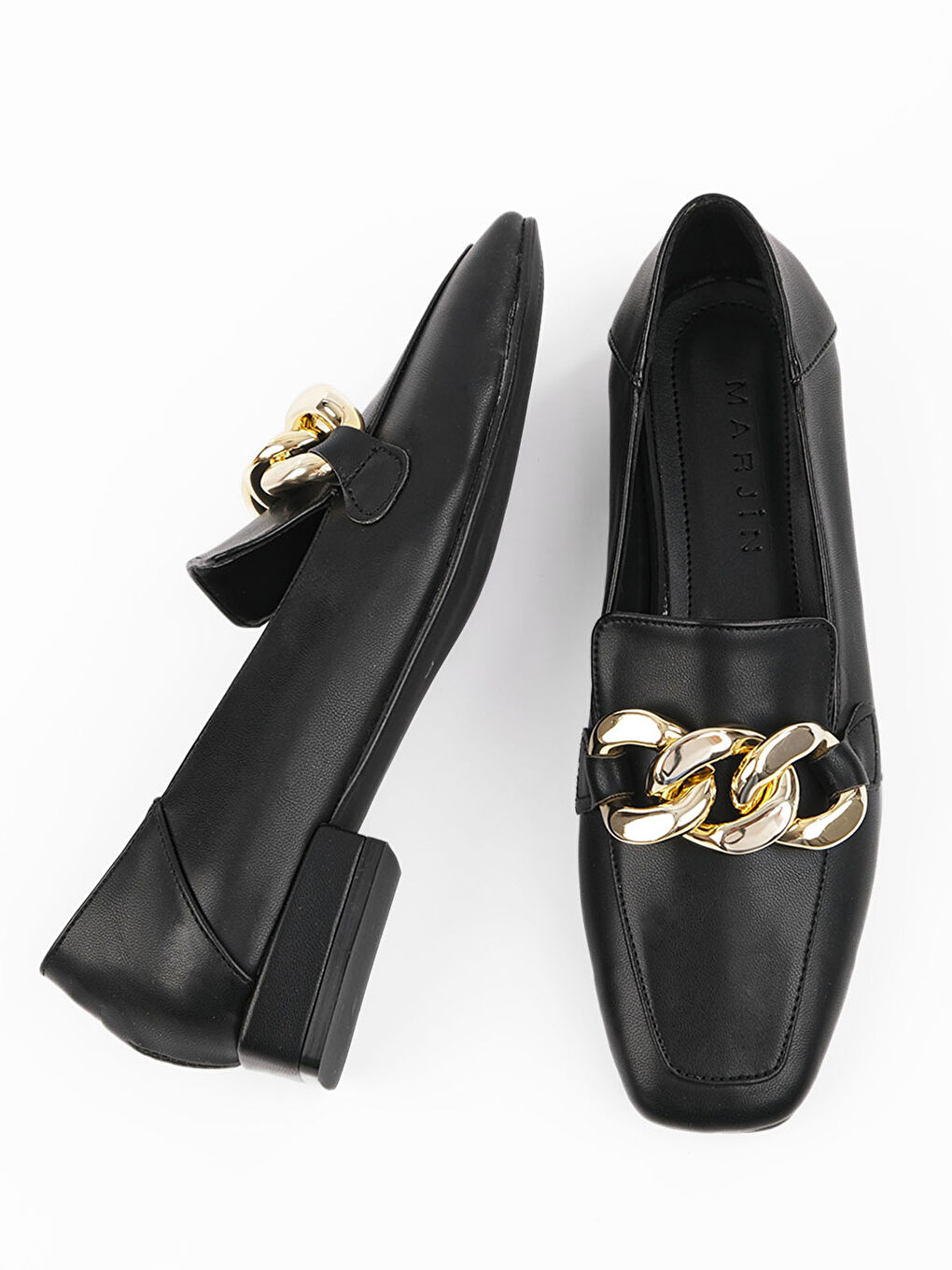 LCW STEPS Marjin Leather Look Appliqué Women's Classic Shoes -W1LG40Z8-HUR