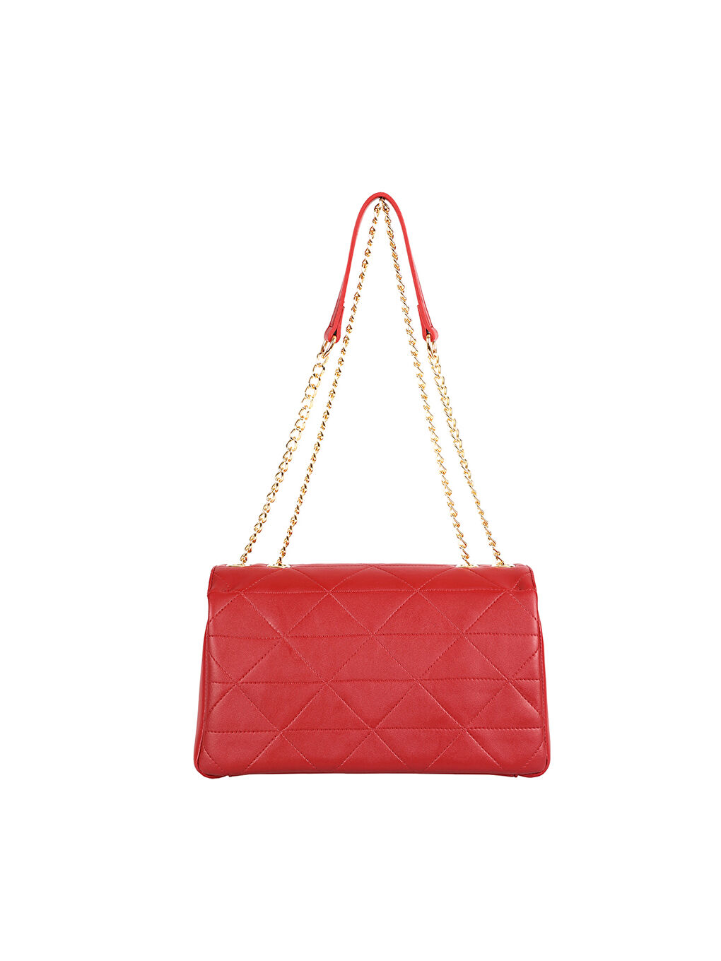 Pierre Cardin Gold Chain Detailed Front Flap Women's Handbag -W1LG68Z8-CRT