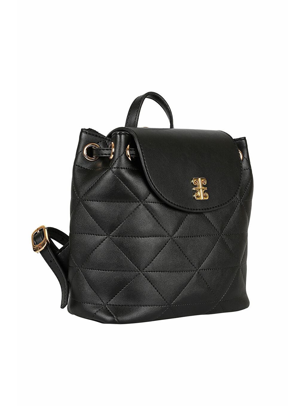 حقيبة ظهر للسيدات بحزام قابل للتعديل وغطاء-1