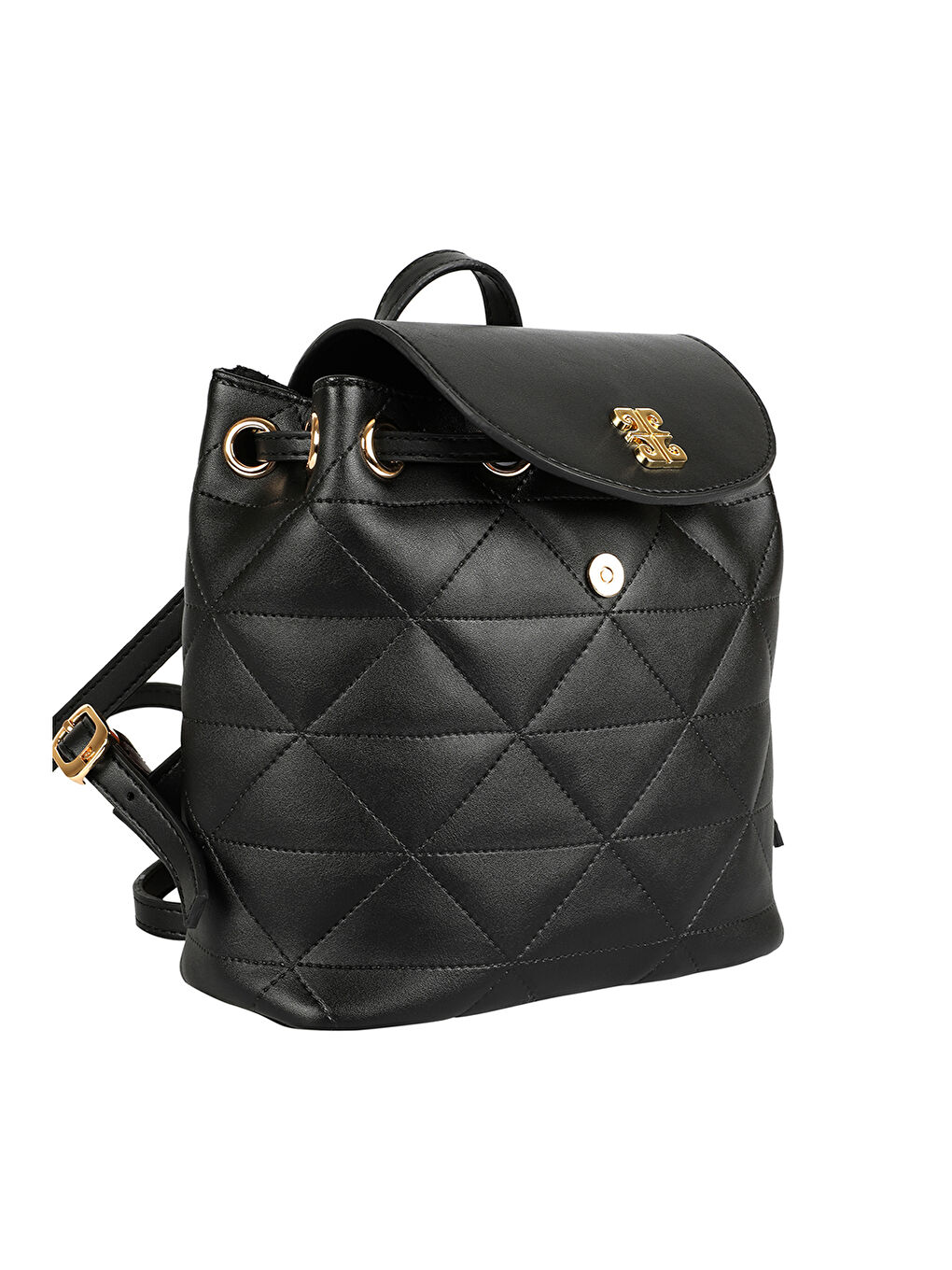 حقيبة ظهر للسيدات بحزام قابل للتعديل وغطاء-3