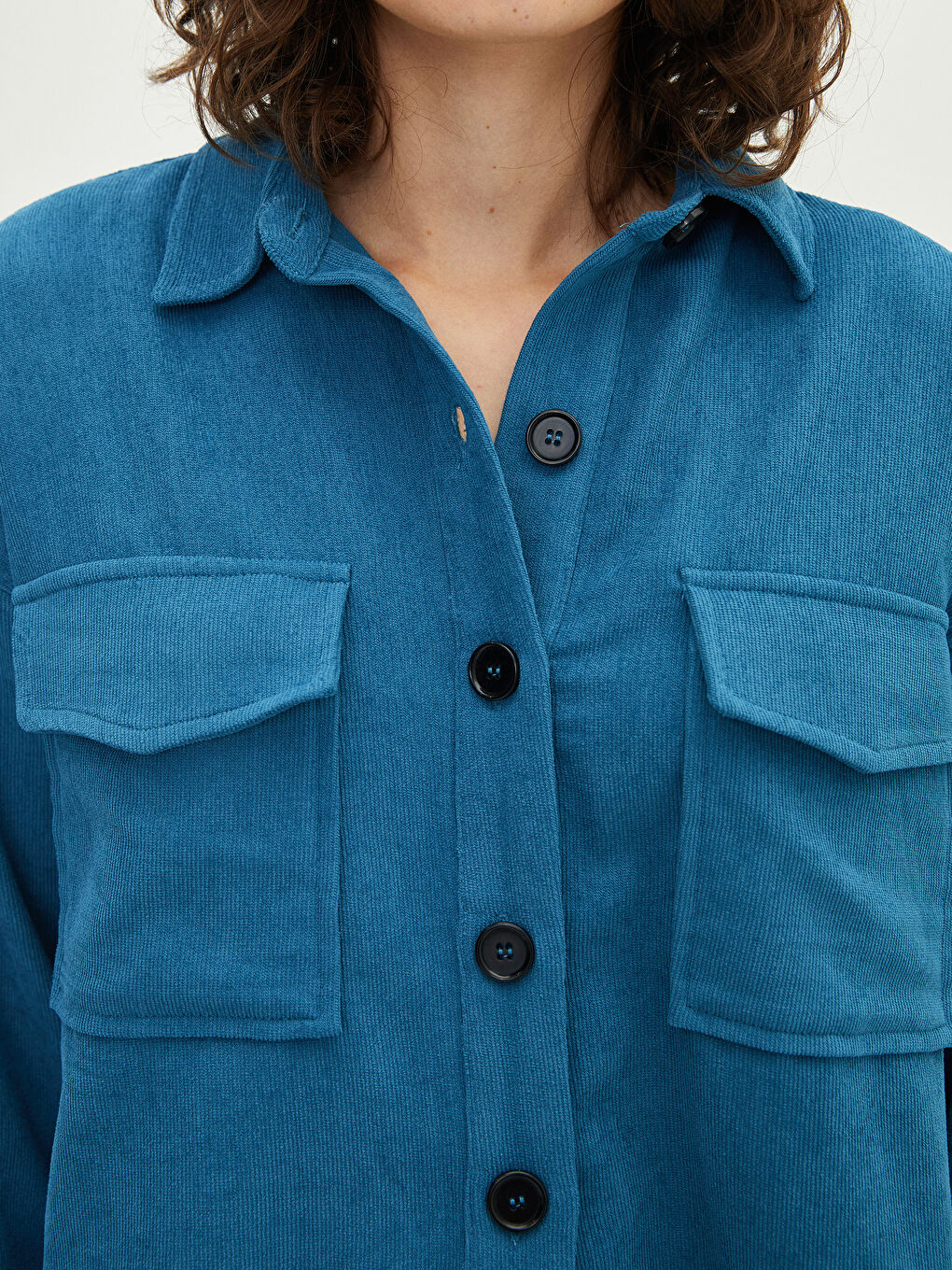 Žena PLAVA Natkošulja-2