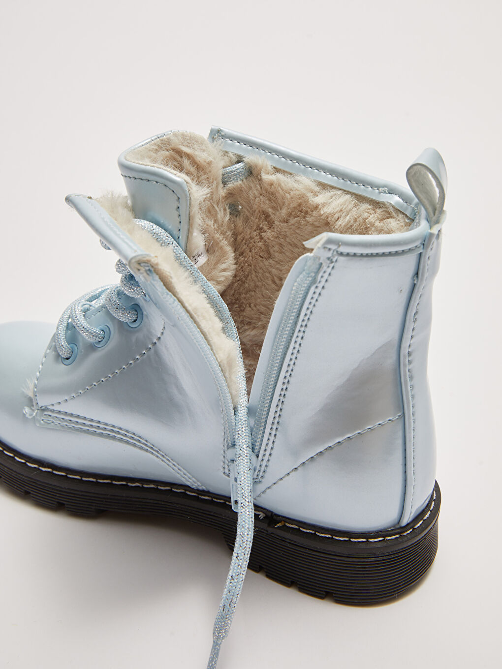 Frozen Lizenzierte Warm Gefütterte Mädchenstiefel mit Schnürsenkeln und Reißverschluss-6
