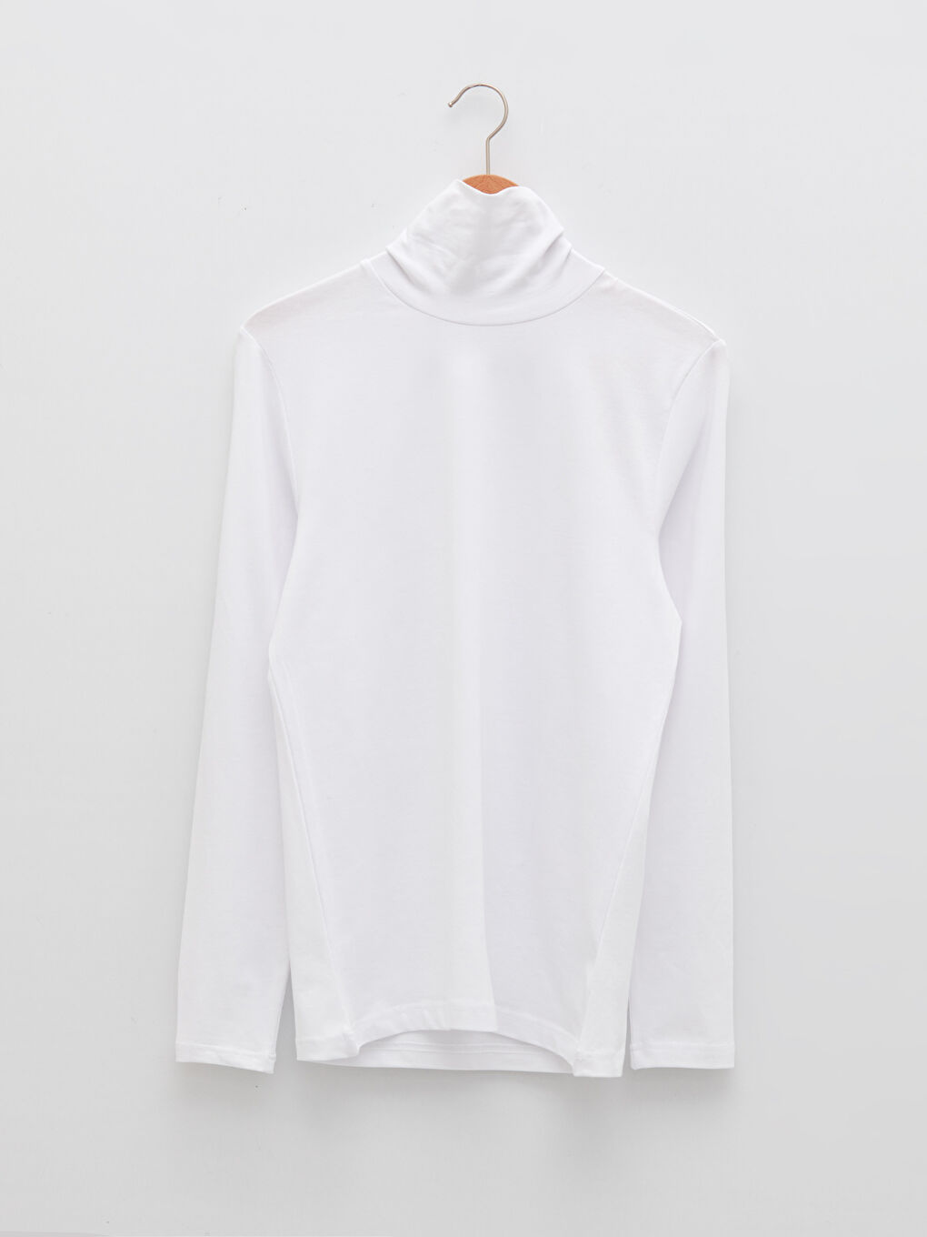 Tricou cu Mânecă Lungă și Guler Înalt pentru Bărbați-5