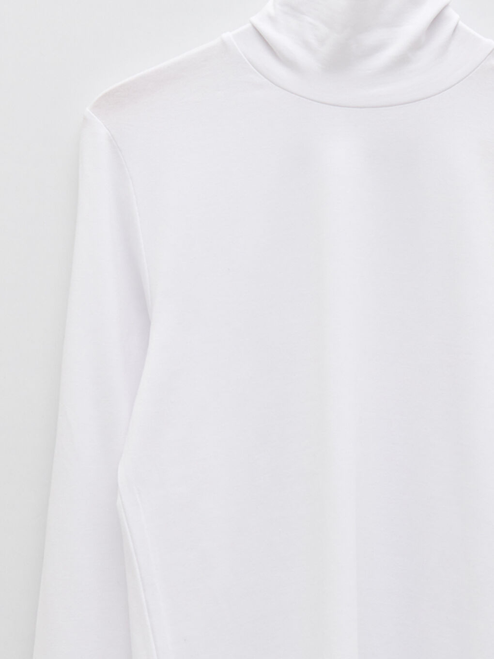 Tricou cu Mânecă Lungă și Guler Înalt pentru Bărbați-7