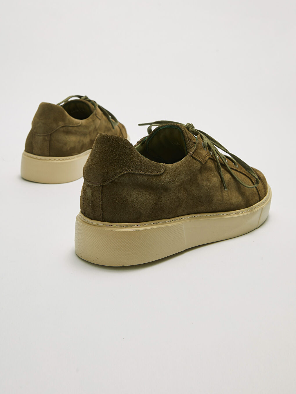 Haki Bağcıklı Erkek Spor Ayakkabı-6