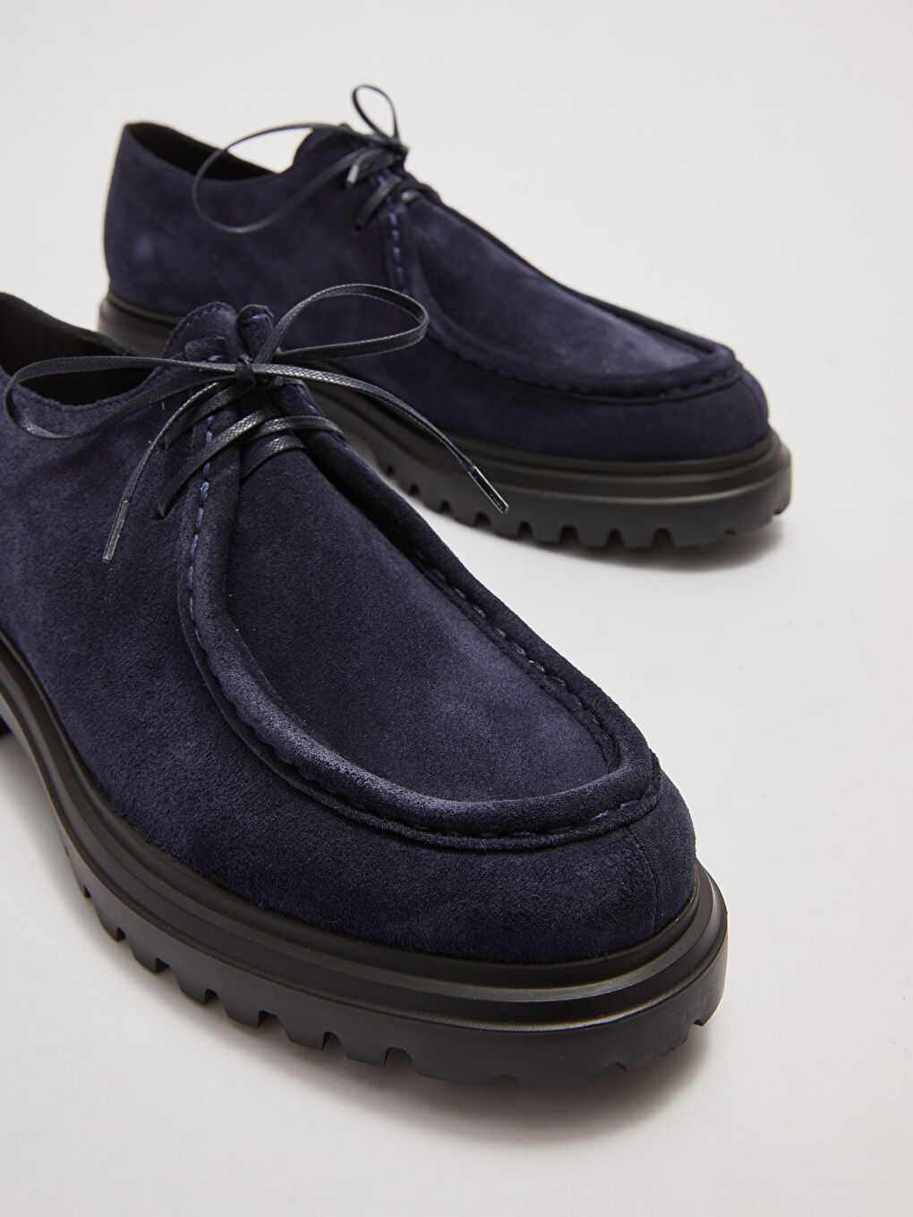 Lacivert Bağcıklı Erkek Klasik Ayakkabı-6