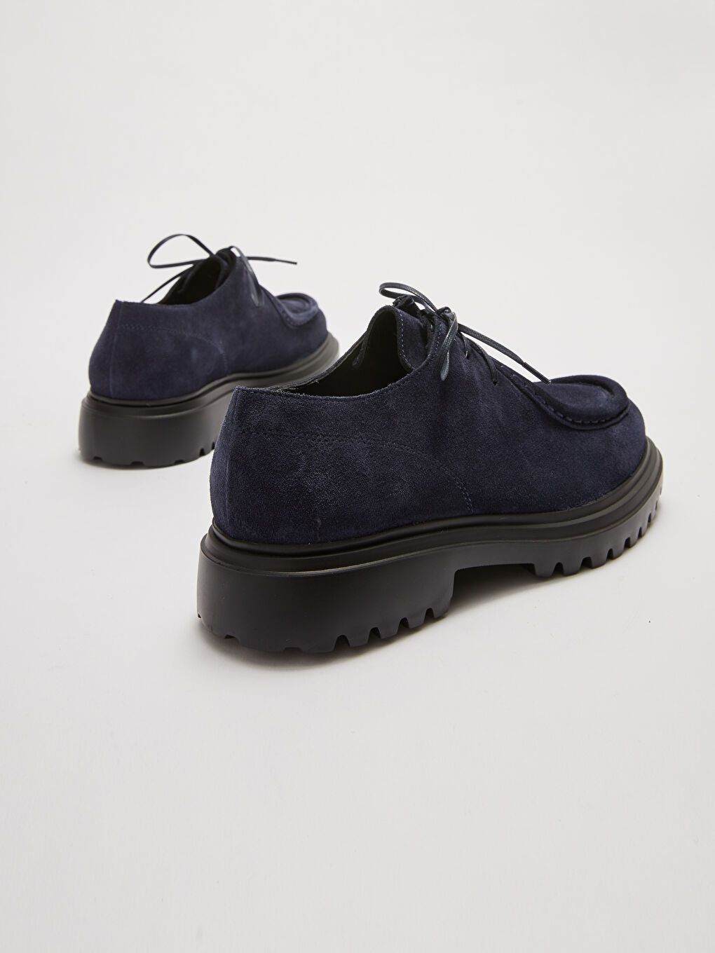 Lacivert Bağcıklı Erkek Klasik Ayakkabı-8