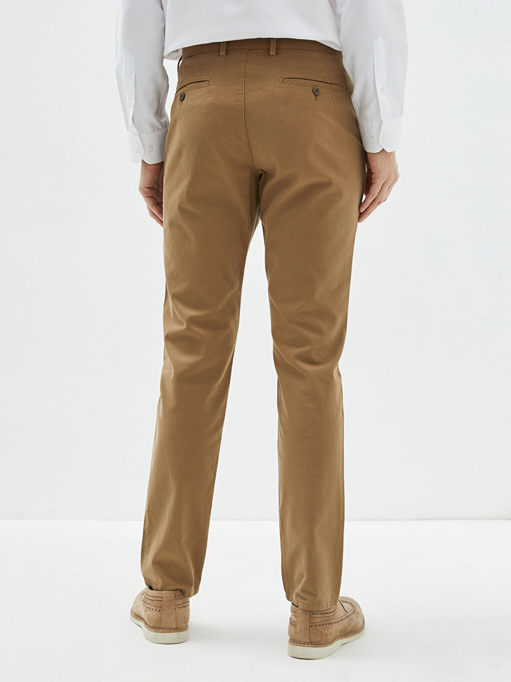 Slim Fit Gabardine Men's Chino Pants-4