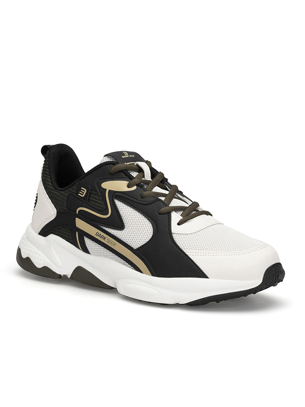 Mesh Detailed Lace-Up Men's Active Sports Shoes