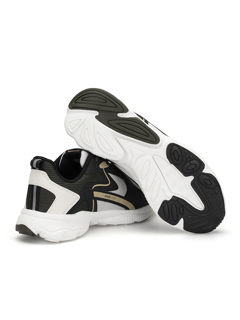 Mesh Detailed Lace-Up Men's Active Sports Shoes-2