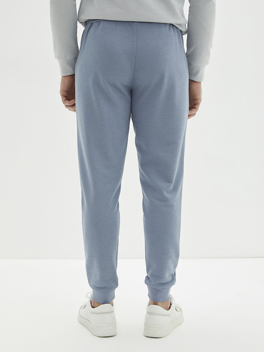 İndigo Standart Kalıp Erkek Jogger Eşofman Altı-5