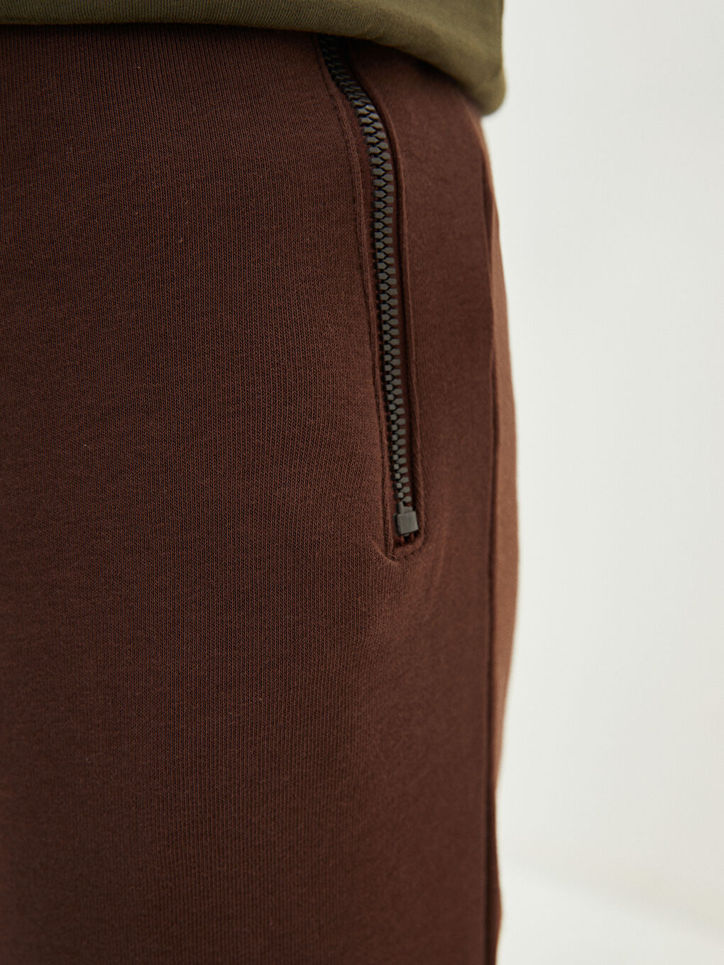 Kahverengi Standart Kalıp Erkek Jogger Eşofman Altı-4