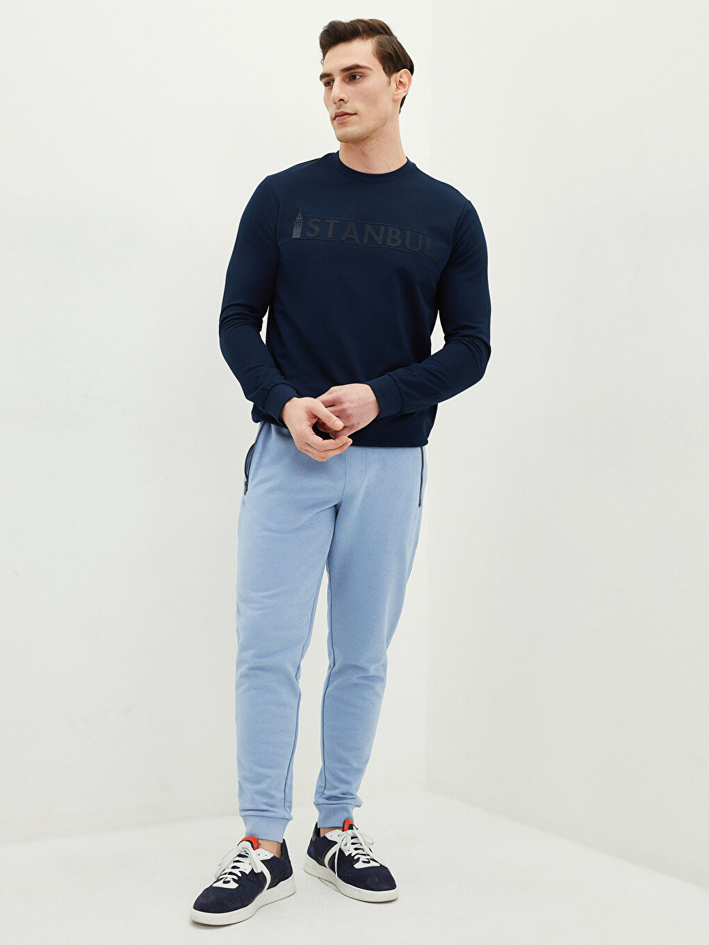 Mavi Standart Kalıp Erkek Jogger Eşofman Altı-1