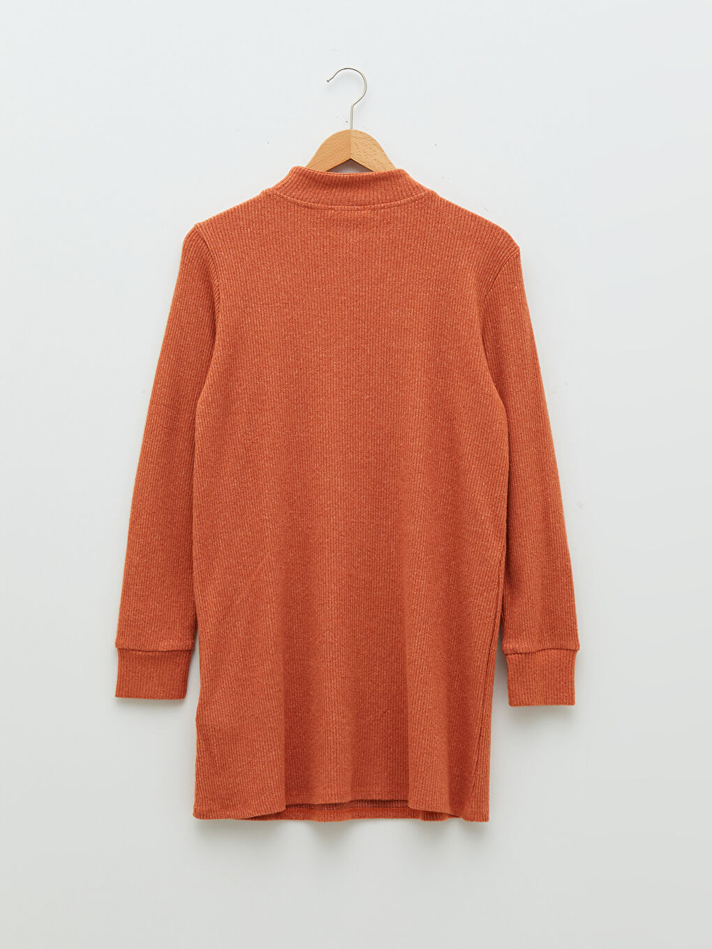 LCWAIKIKI Basic Funnel Neck Plain Long Sleeve Women's Tunic -W1LN43Z8-H4L