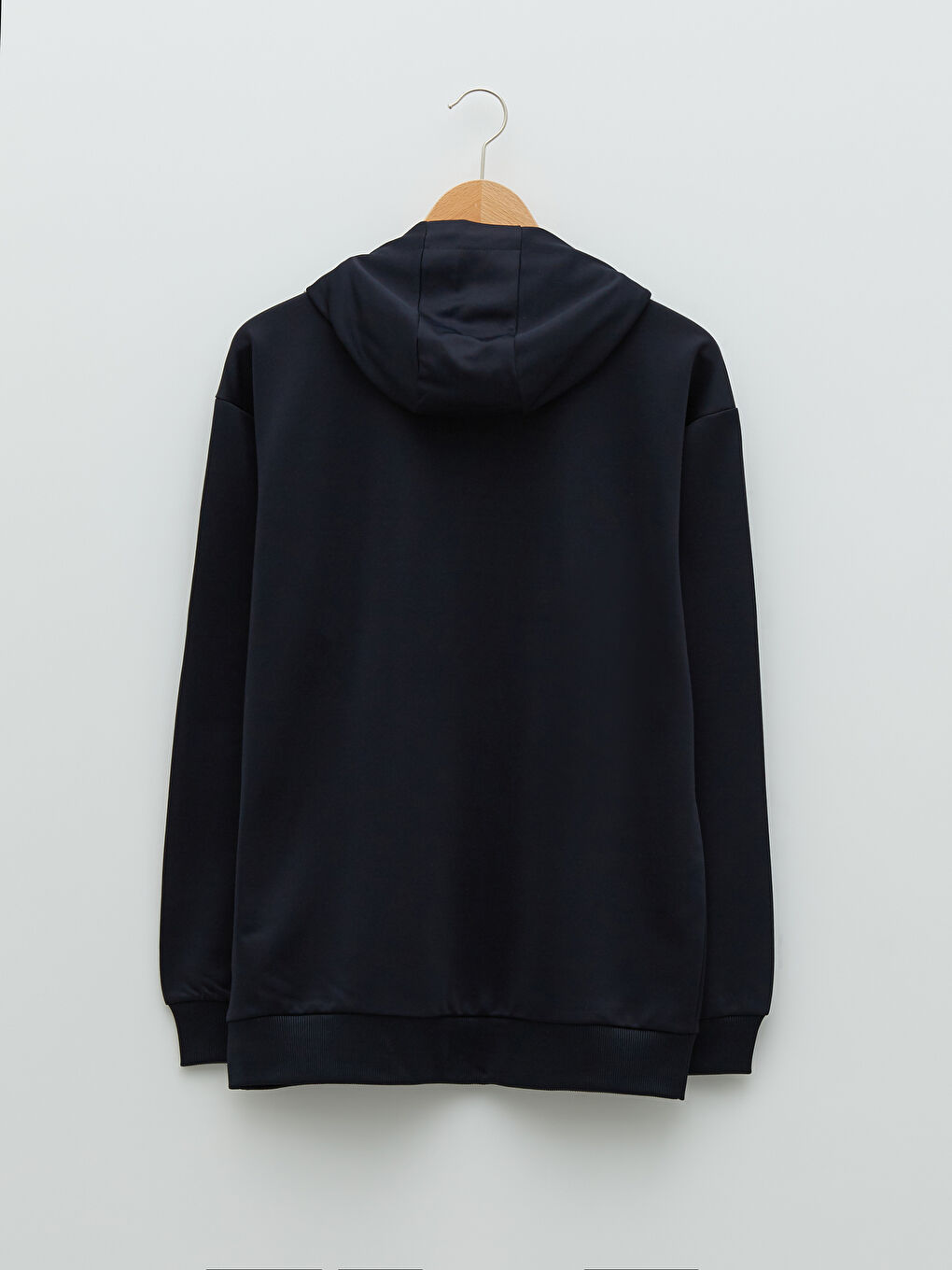 LCW Casual Lacivert Oversize Uzun Kollu Baskılı Erkek Hoodie - 6