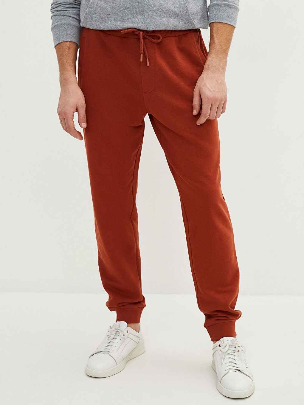 Kahverengi Standart Kalıp Erkek Jogger Eşofman Altı-2