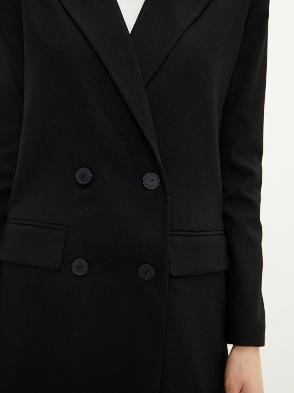 LCW Modest Gerade Langärmelige Dobby-Jacke für Damen mit Knopfleiste -W1LP73Z8-RQL