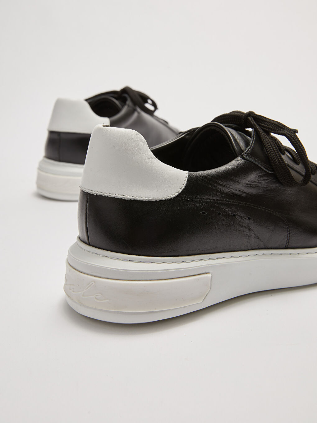 Siyah Bağcıklı Erkek Spor Ayakkabı-6