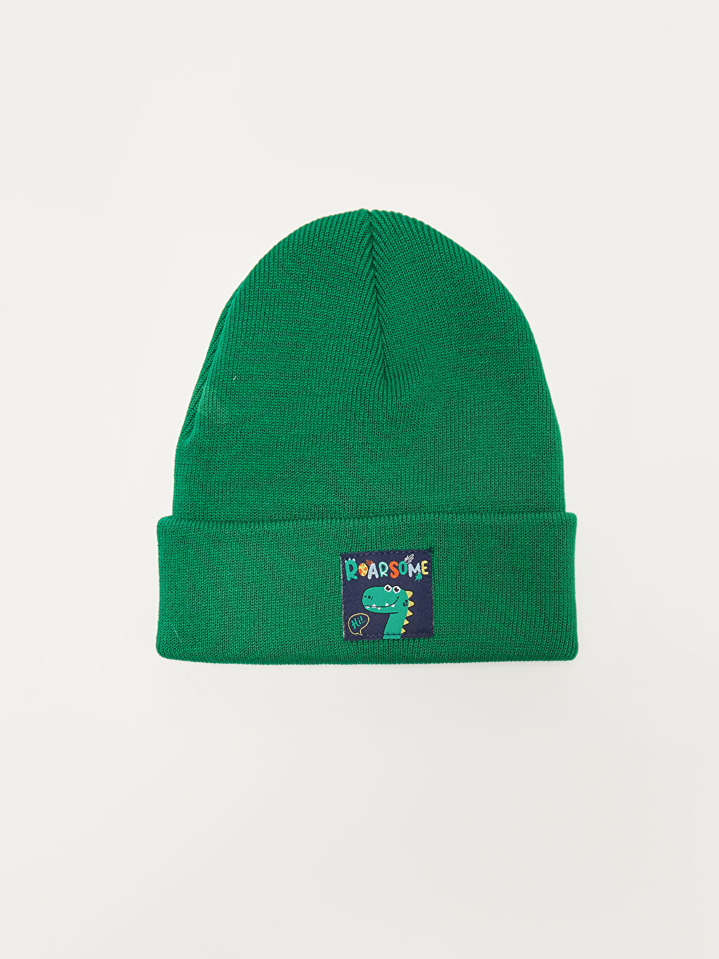 قبعة صغيرة تريكو مطرزة ديناصور للأولاد