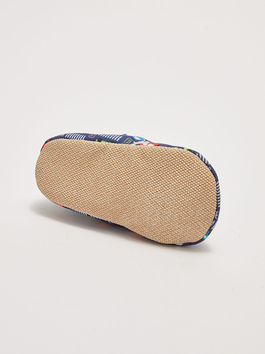 Lacivert Baskılı Erkek Bebek Yürüme Öncesi Patik-5