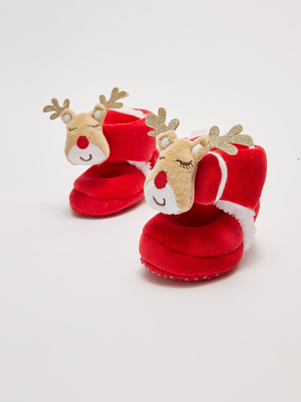 Домашние ботинки для малышек девочек с 3D аппликацией и вышивкой-2