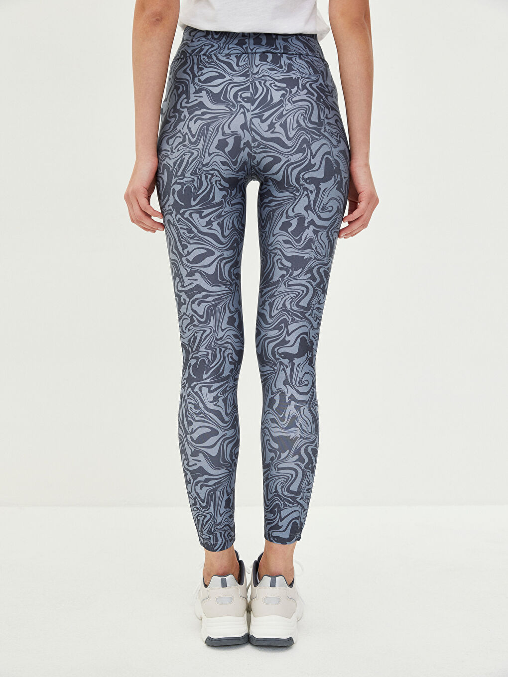 LCW Vision Gemusterte Leggings mit elastischem Bund für Damen -W1LR88Z8-LRW