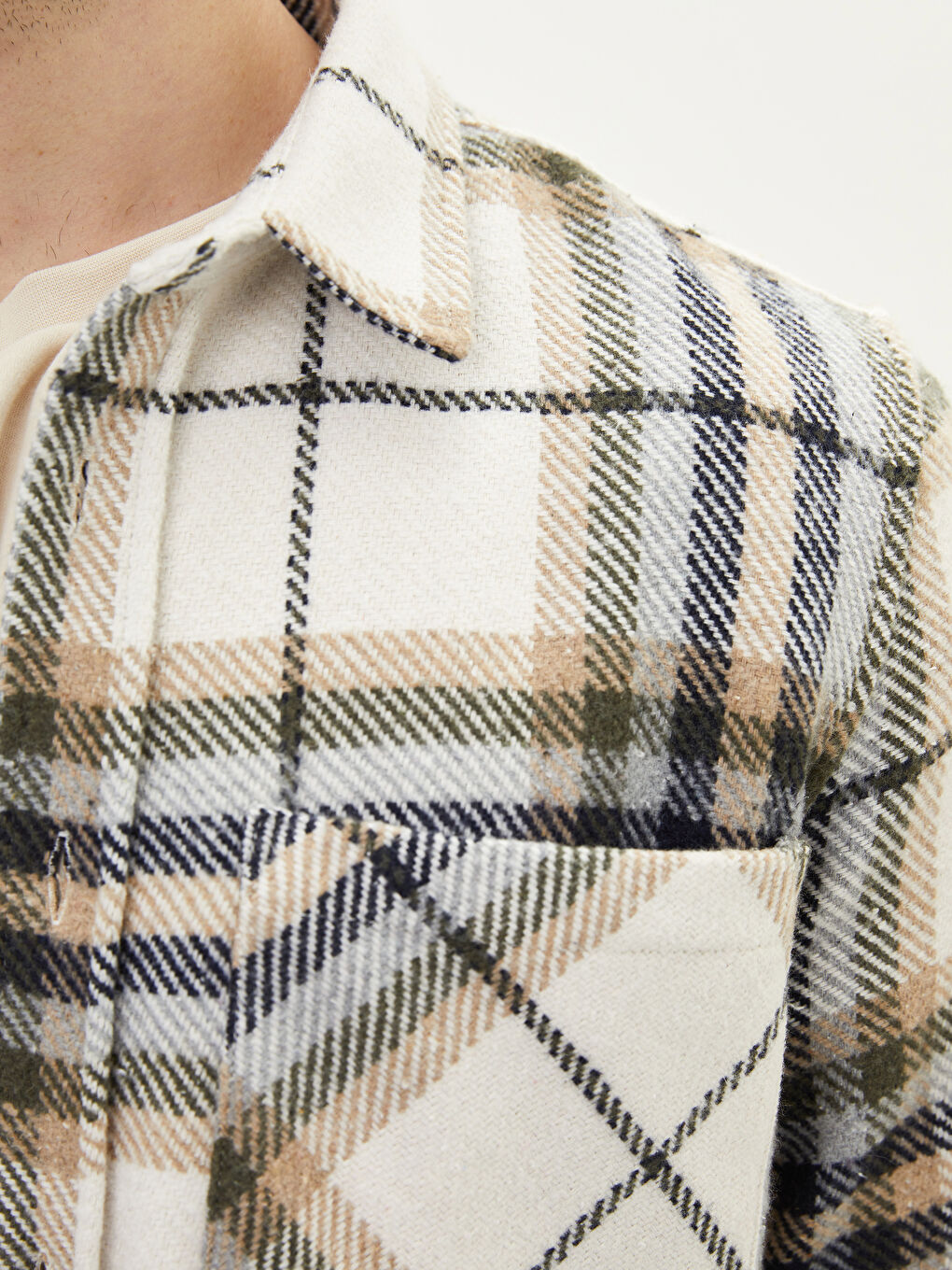 Regular Fit Uzun Kollu Ekose Erkek Oduncu Gömlek-3