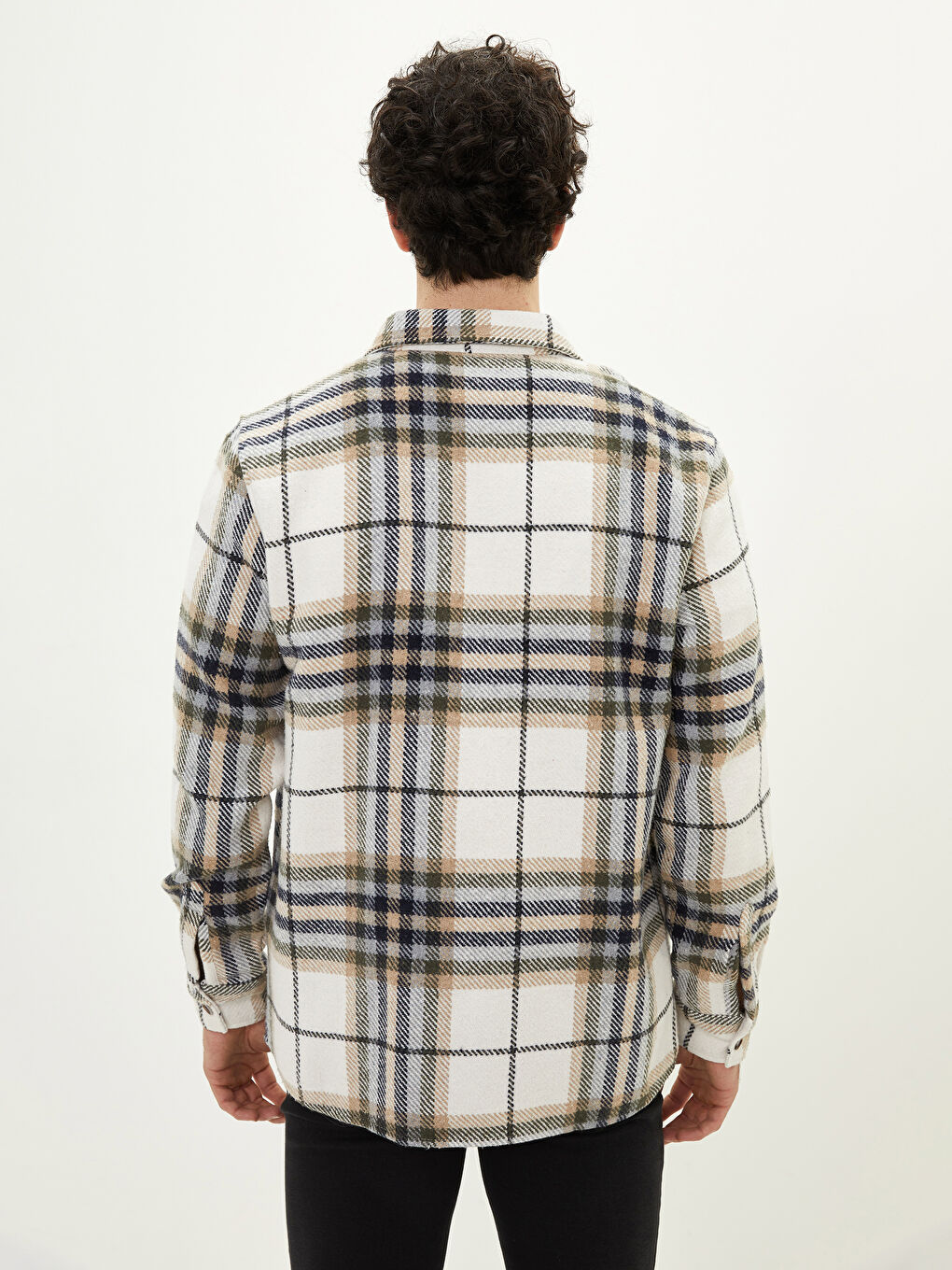 Regular Fit Uzun Kollu Ekose Erkek Oduncu Gömlek-4