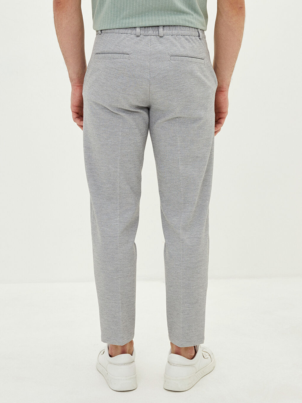 Gri Slim Fit Erkek Pantolon-3