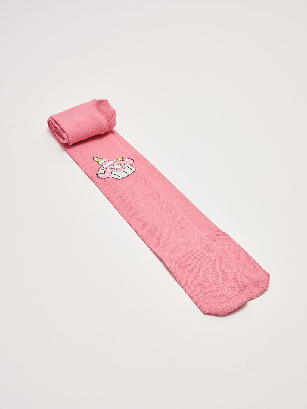 Karışık Desenli Kız Çocuk Külotlu Çorap