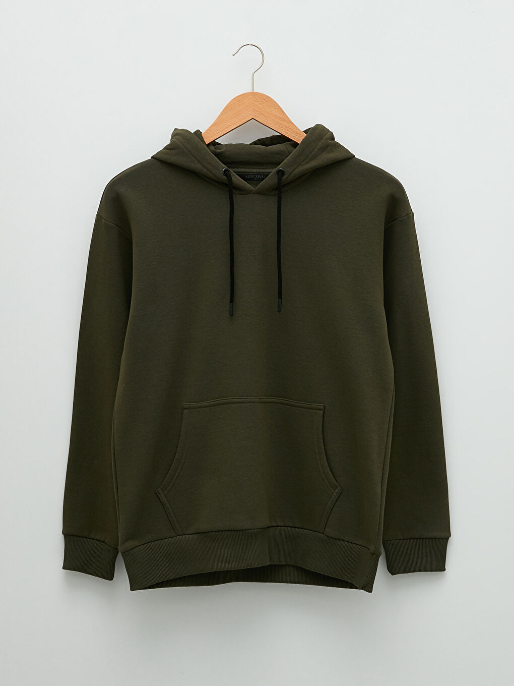 LCW Casual Haki Uzun Kollu Erkek Kalın Hoodie - 5