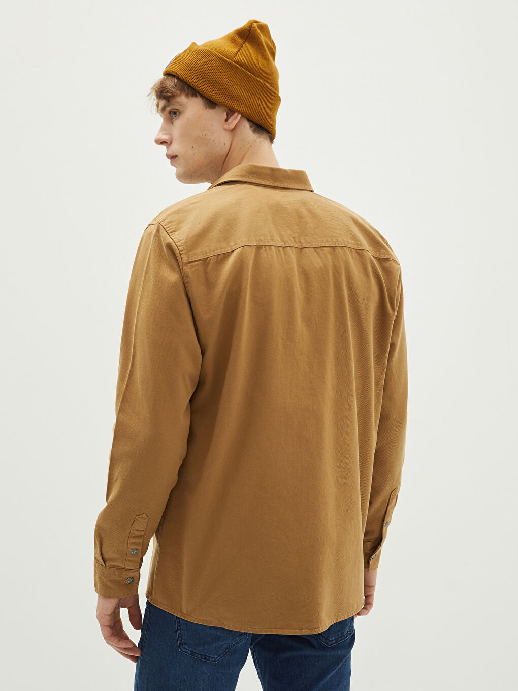 Cămașă Regular Fit Pentru Bărbați Cu Mâneci Lungi-4