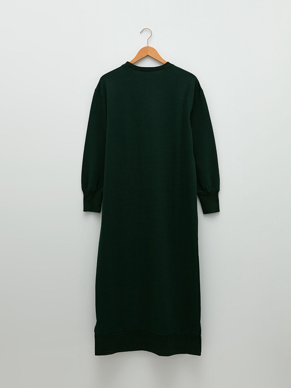 Crew Neck Plain Long Sleeve Women's Dress-6