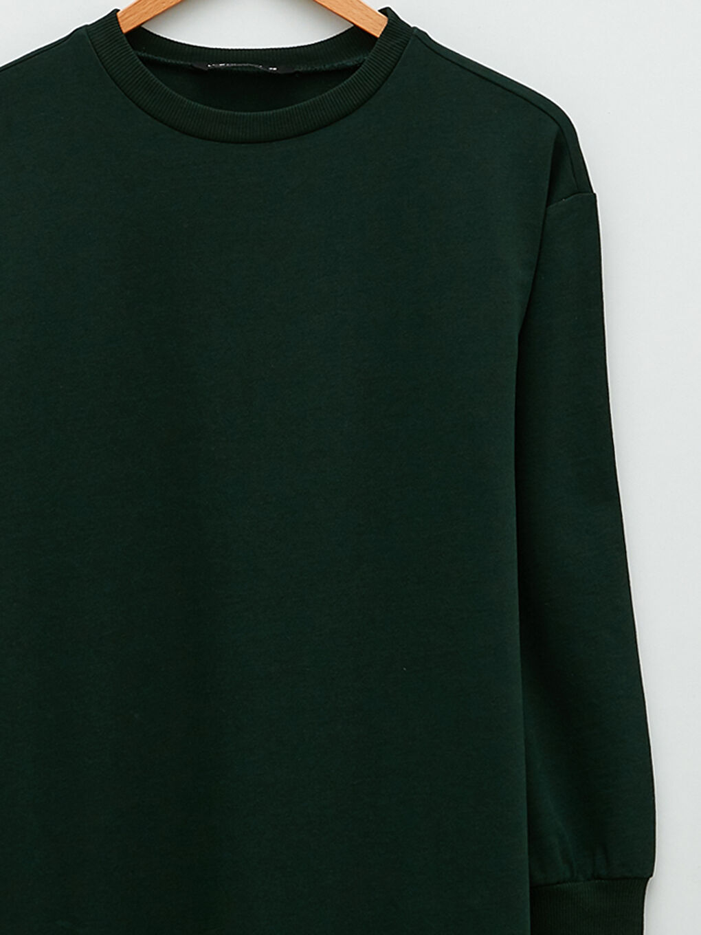 Crew Neck Plain Long Sleeve Women's Dress-7