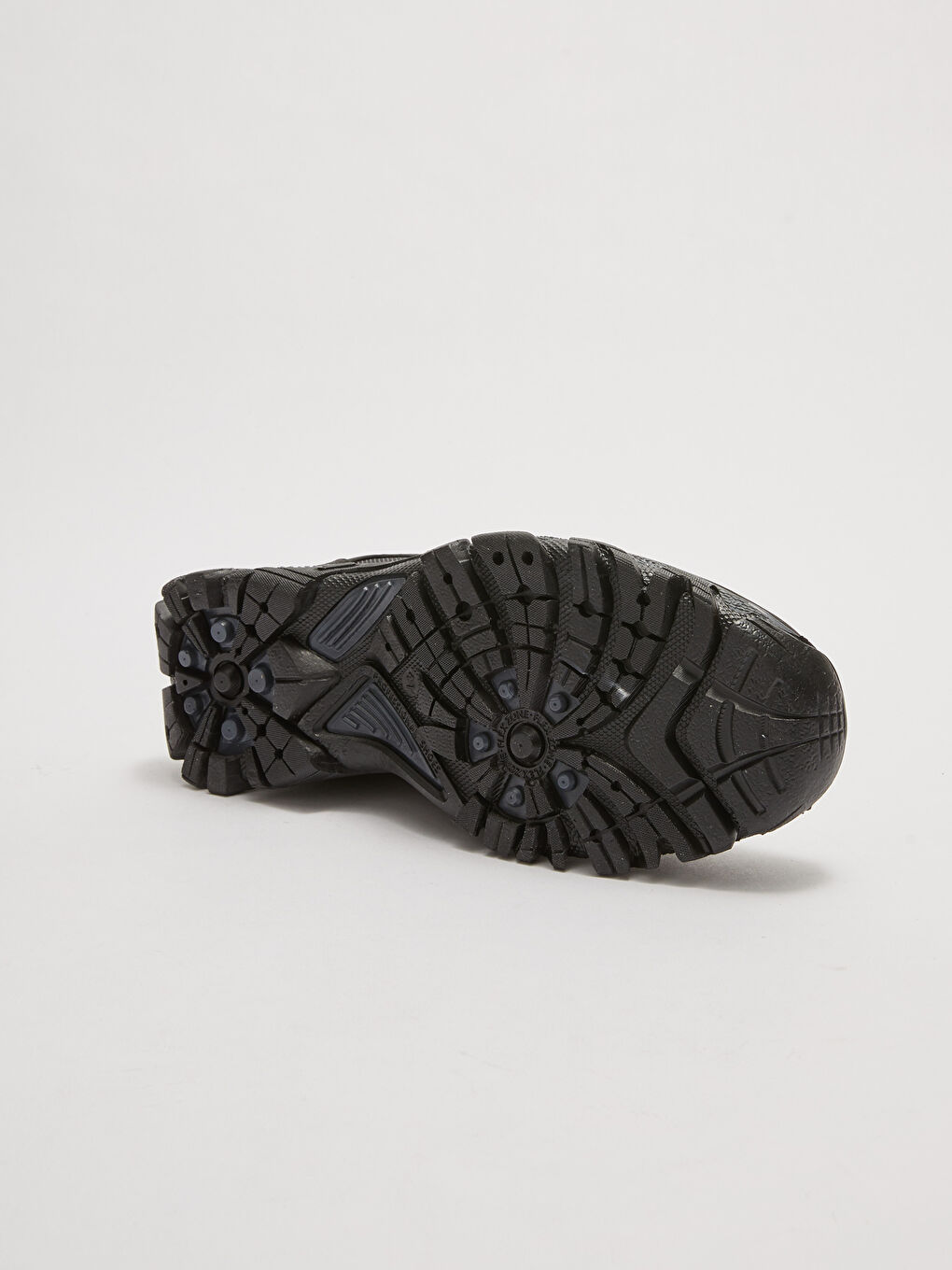 Siyah Bağcıklı Kalın Taban Erkek Trekking Ayakkabı-3