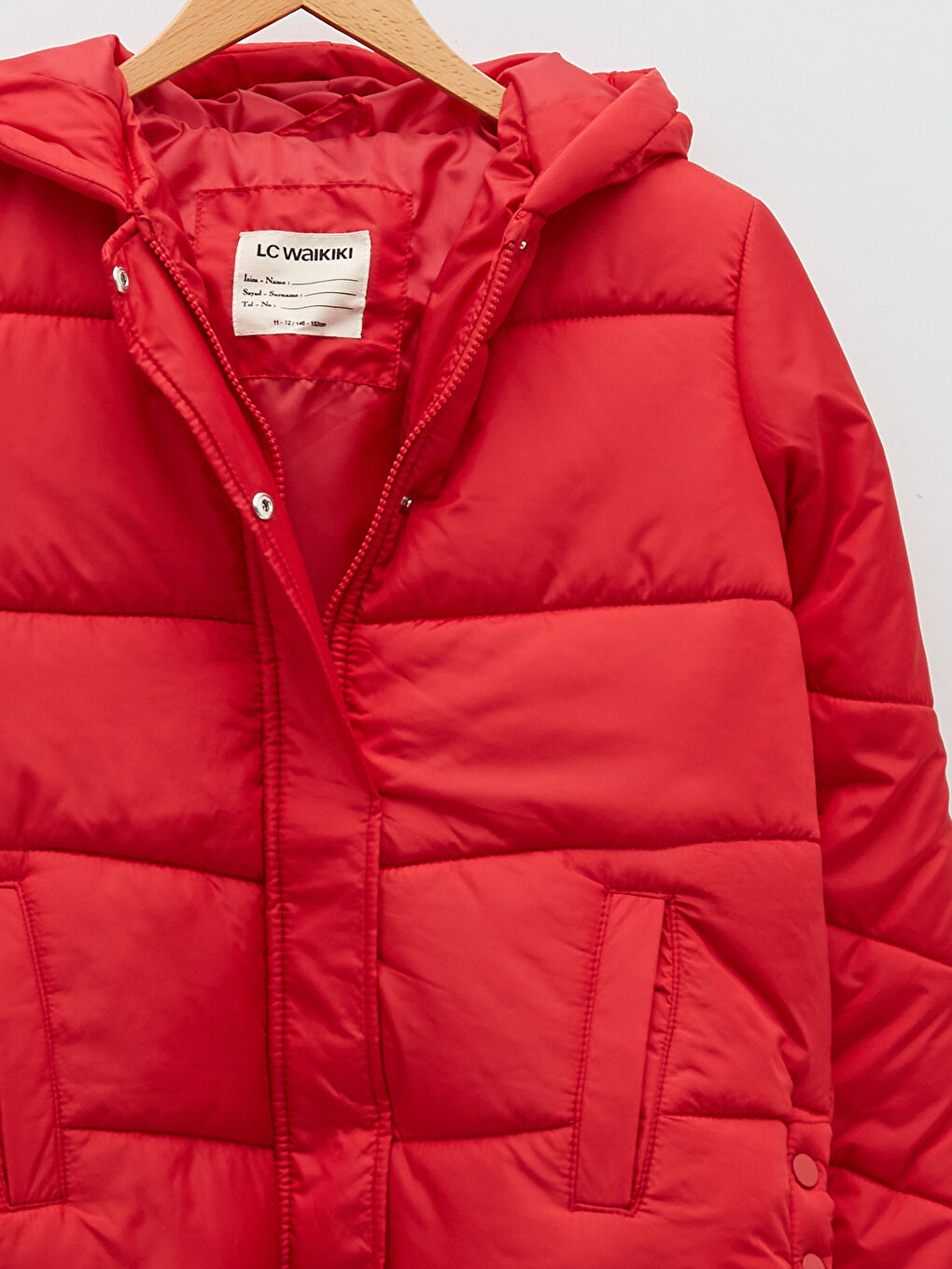 Hooded Girl Inflatable Coat and Scarf-3