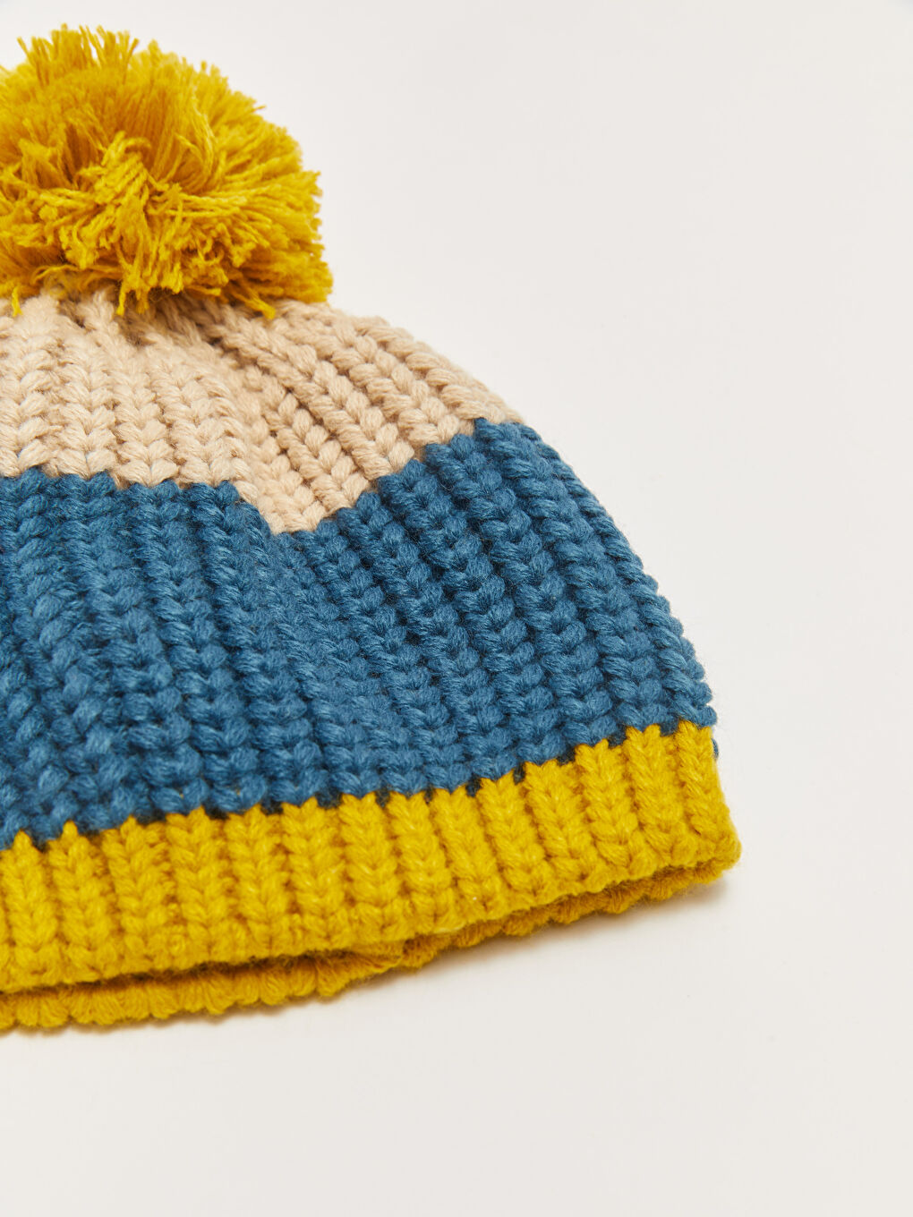 Color Block Baby Boy Tricot Beanie-1